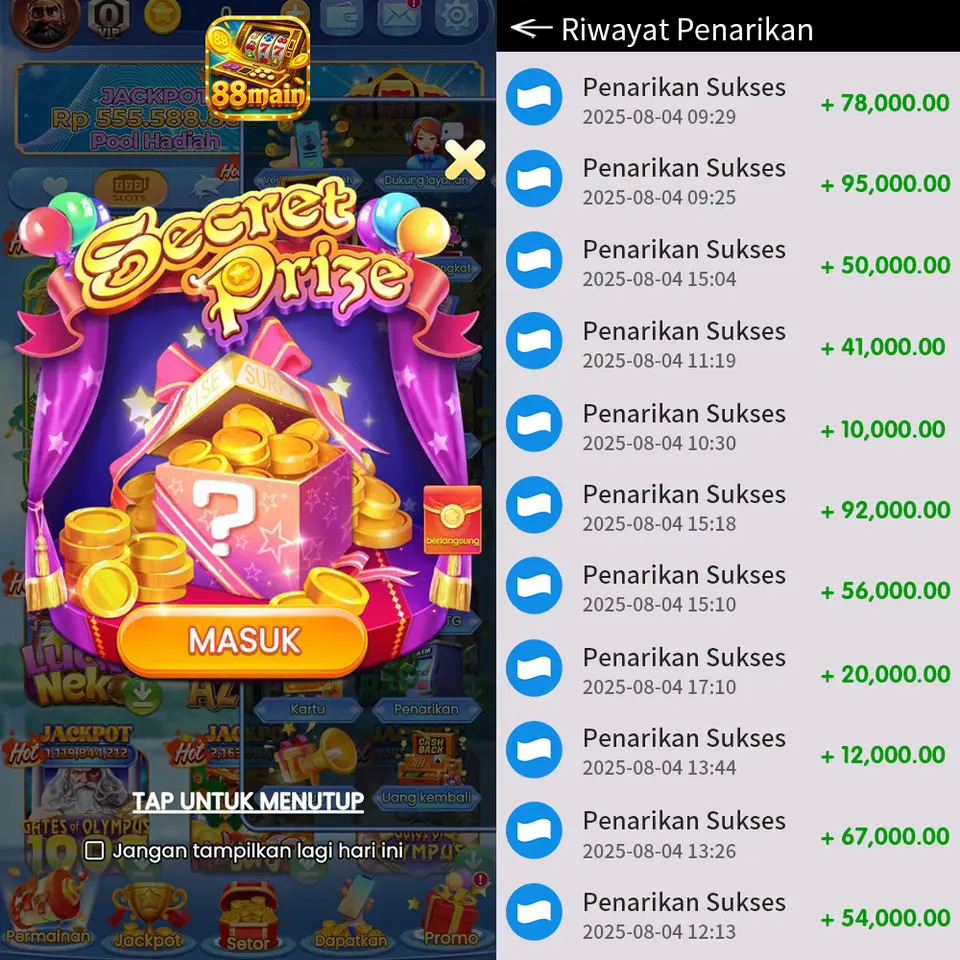 88main Masuk - 88main Resmi